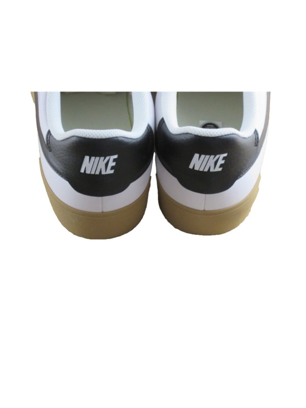 Nike Men's Court Shot Tennis Lifestyle Shoes White Black Gum Bottom Sizes NIB - Picture 5 of 7